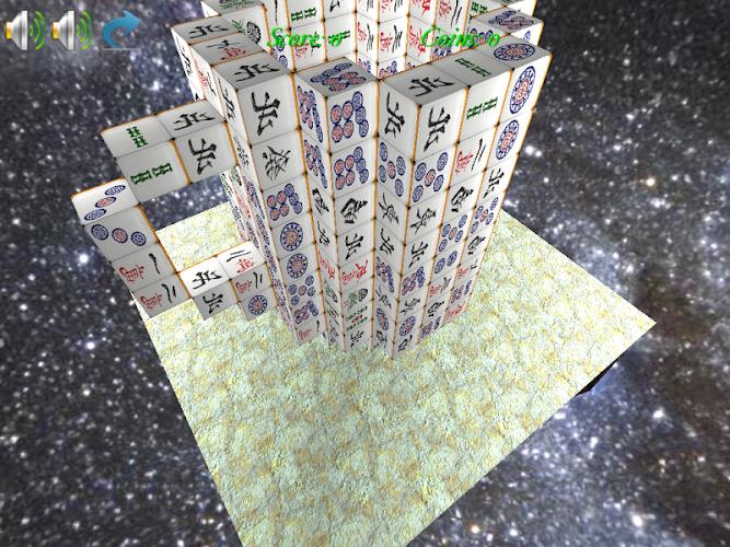 Mahjong 3D Cube Solitaire Ekran Görüntüsü 2