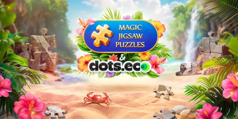 Magic Jigsaw Puzzles 與 Dots.echo 合作推出新拚圖包