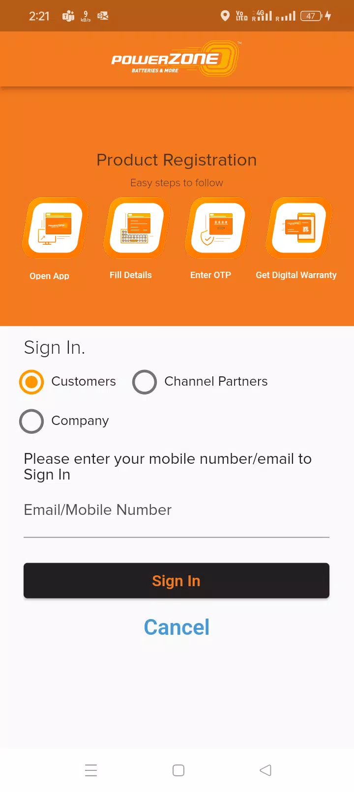 Powerzone Konnekt Captura de tela 1