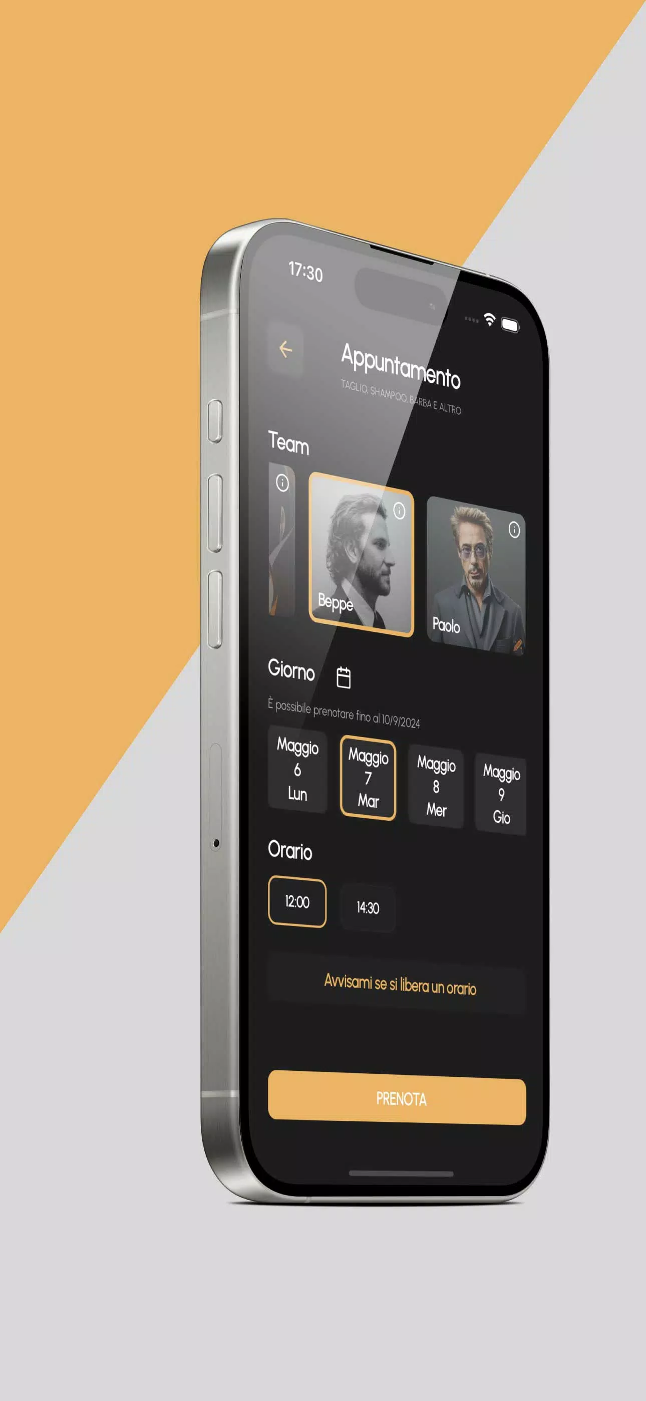 Barber Shop -prenota il taglio Скриншот 3