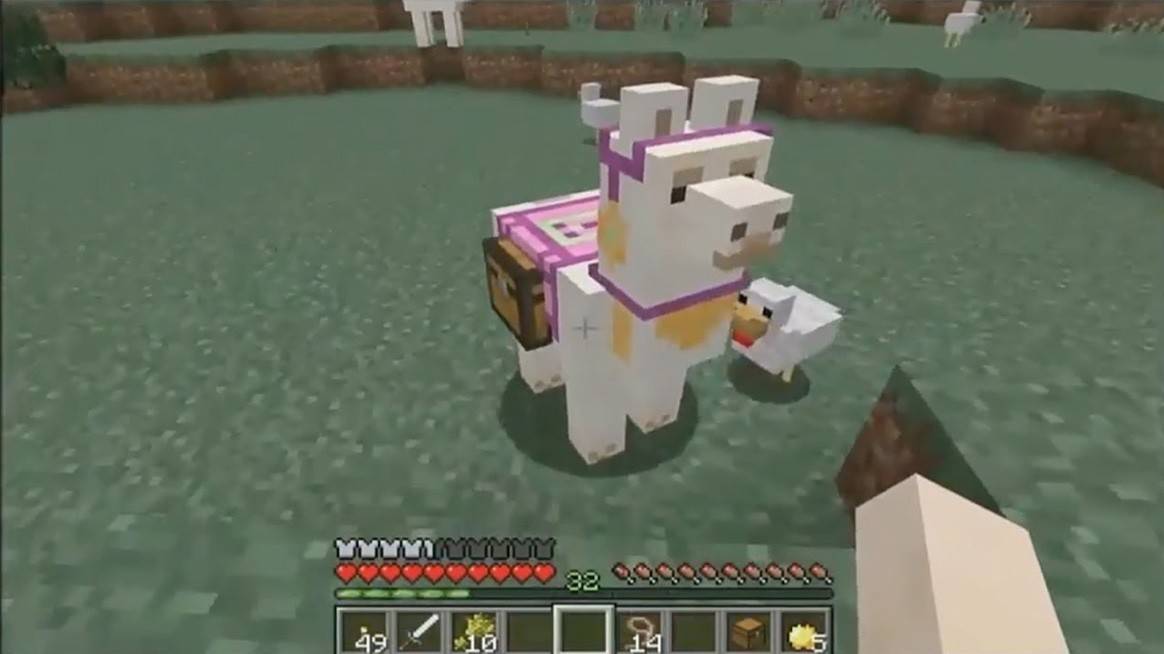 Llamas di Minecraft