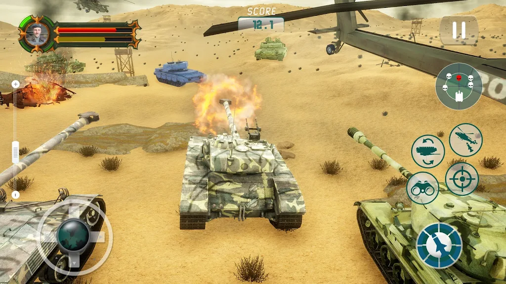 Army Tank Games Offline 3d Ekran Görüntüsü 1