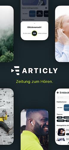 ARTICLY - Zeitung zum Hören Zrzut ekranu 1