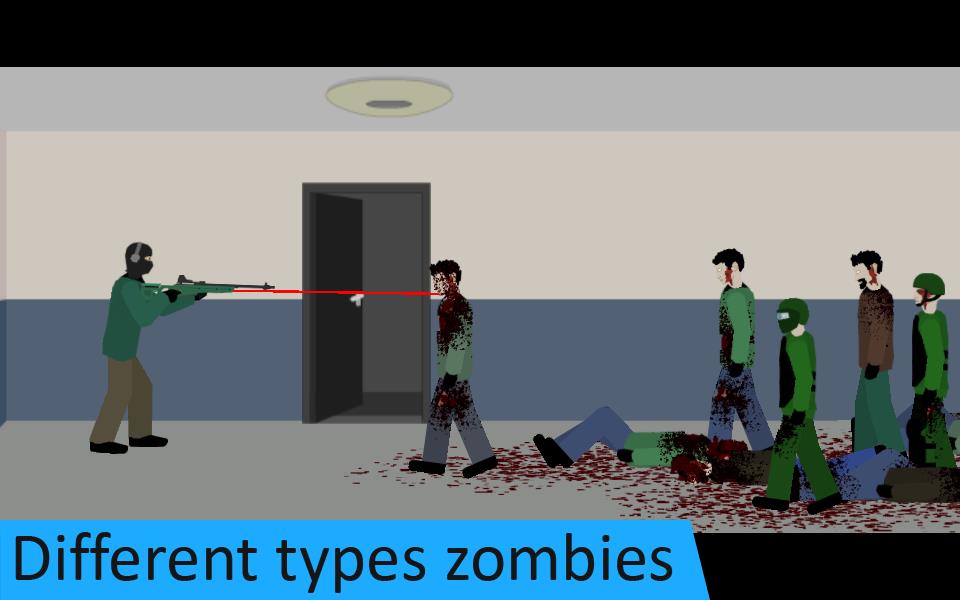 Flat Zombies: Defense & Cleanup 스크린샷 2