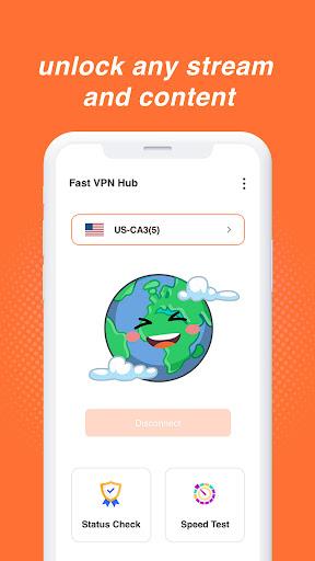 Fast VPNhub স্ক্রিনশট 3