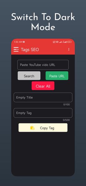 Schermata Tags SEO - Video Finder 1