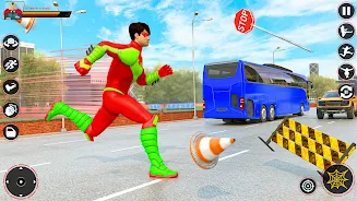 Spider Rope Hero Flying Games Tangkapan skrin 4