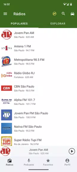 Rádio FM Brasil - FM Ao Vivo ဖန်သားပြင်ဓာတ်ပုံ 1