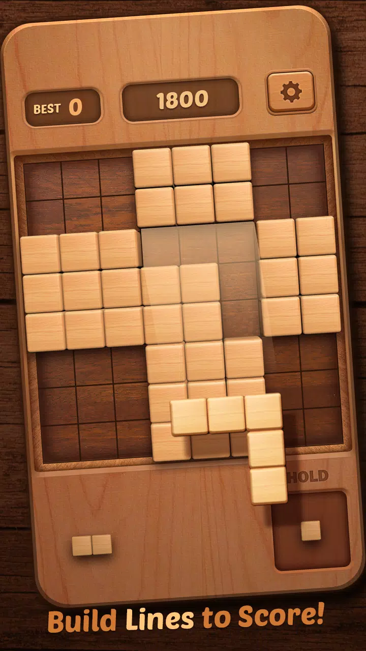 Wood Block Puzzle 3D Captura de tela 1