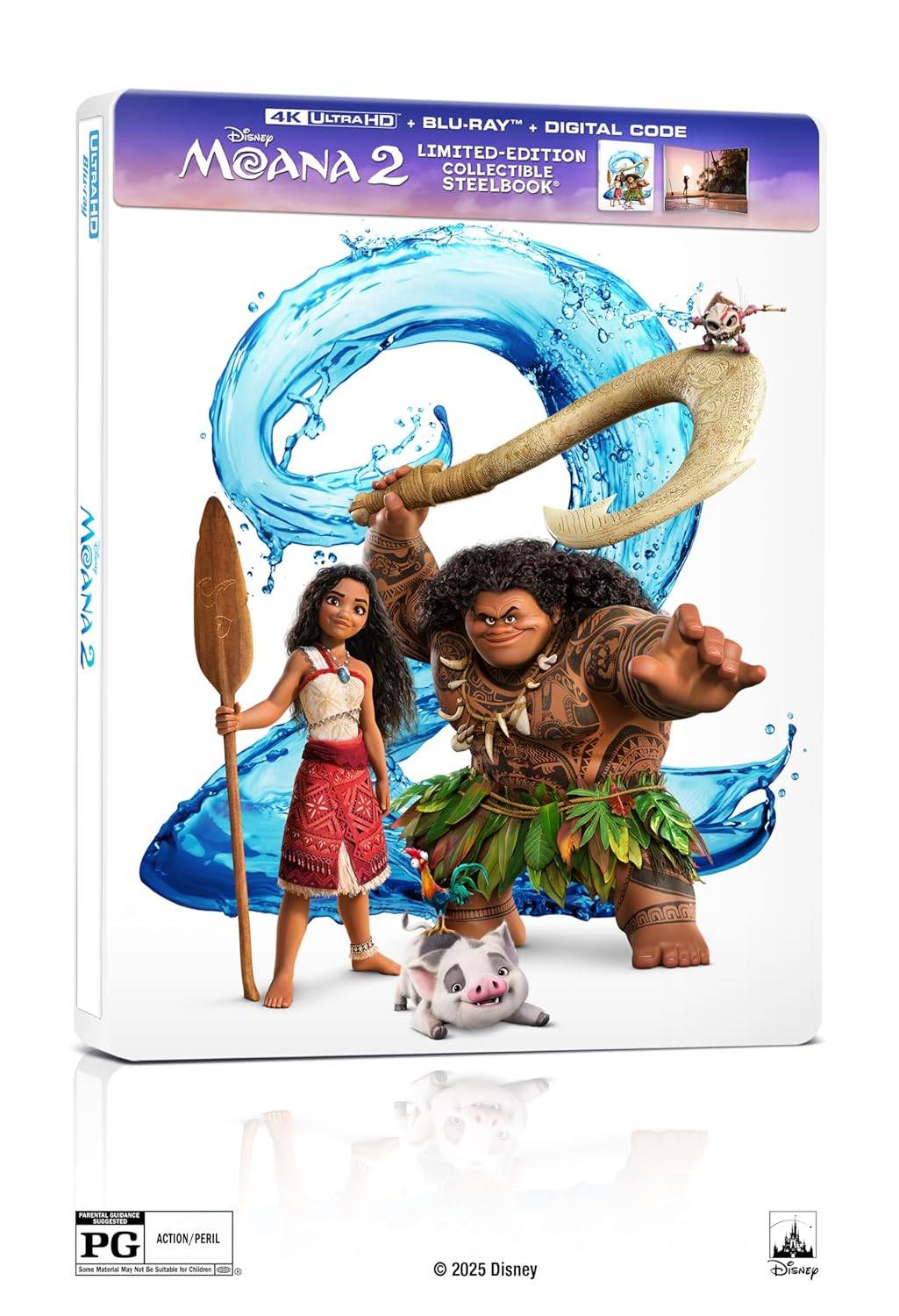 Moana 2的4K Steelbook現在可以預訂