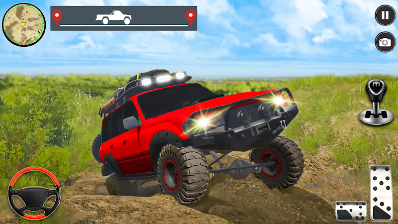 4x4 Turbo Jeep Racing Mania Tangkapan skrin 1