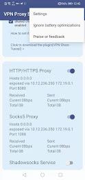 VPNProxyServerTetherNoRoot Tangkapan skrin 2