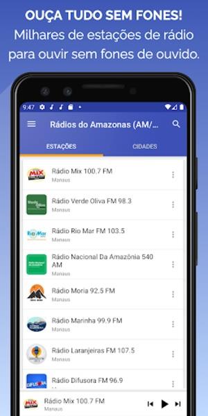 Rádios do Amazonas (AM/FM) Ảnh chụp màn hình 3