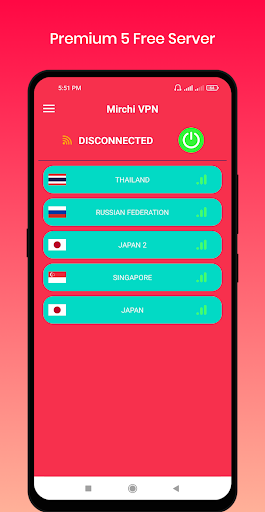 Mirchi VPN - Private & Fast Скриншот 2