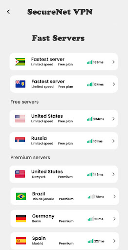 SecureNet VPN: Fast & Secure Screenshot 4