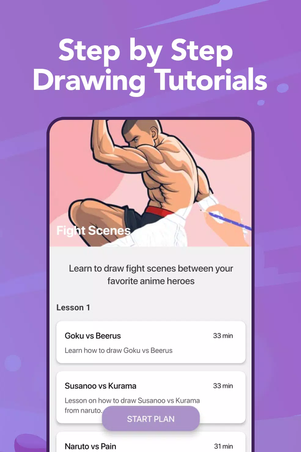 Learn to Draw Anime by Steps スクリーンショット 2