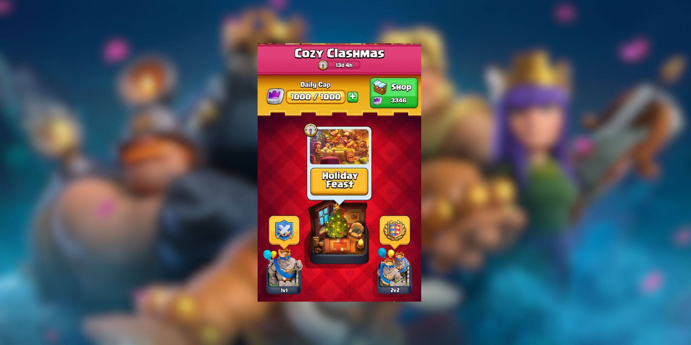 Clash Royale onthult niet te stoppen vakantiedekken