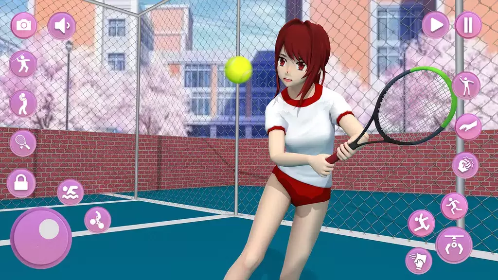 Anime School Girl Simulator 3D Скриншот 2