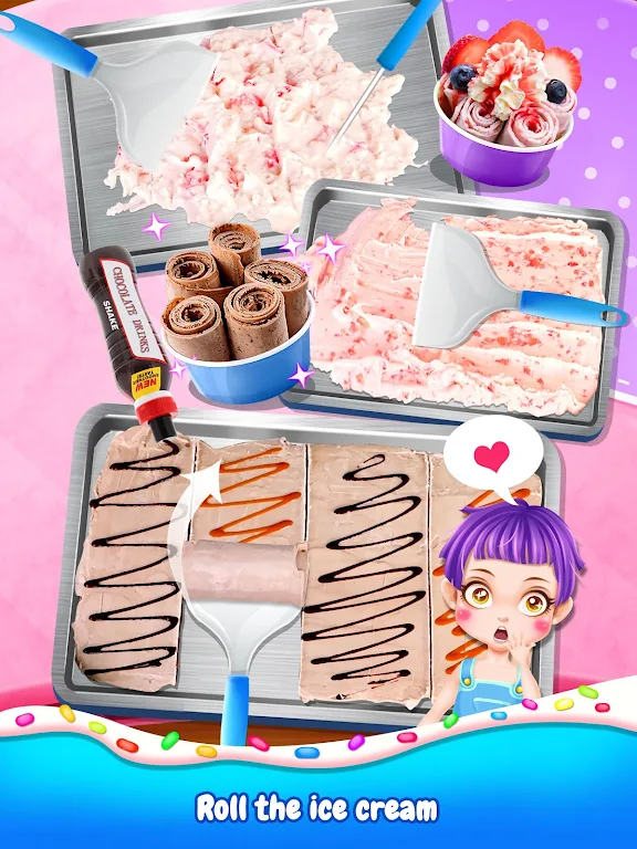 Frozen Ice Cream Roll Maker Скриншот 3