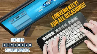 Remote Keyboard Simulator Joke Ảnh chụp màn hình 1