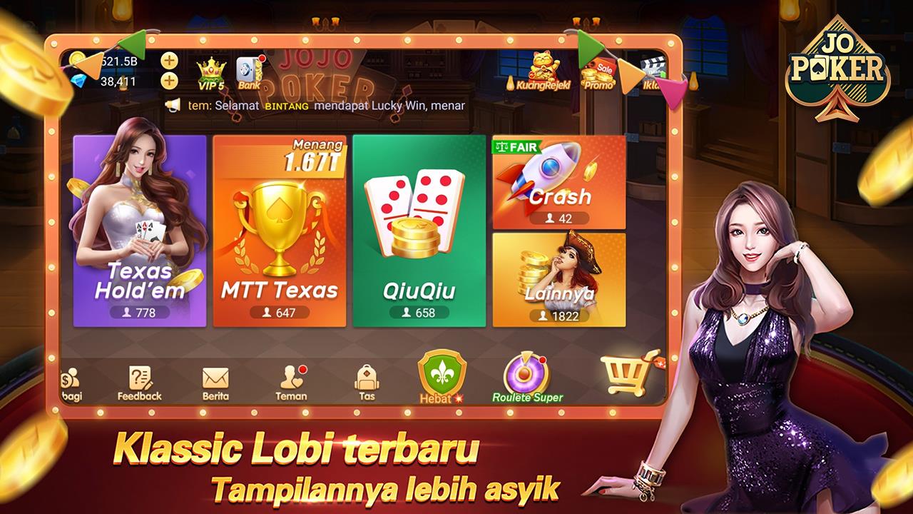 JOJO Texas Domino Gaple Slot 스크린샷 1