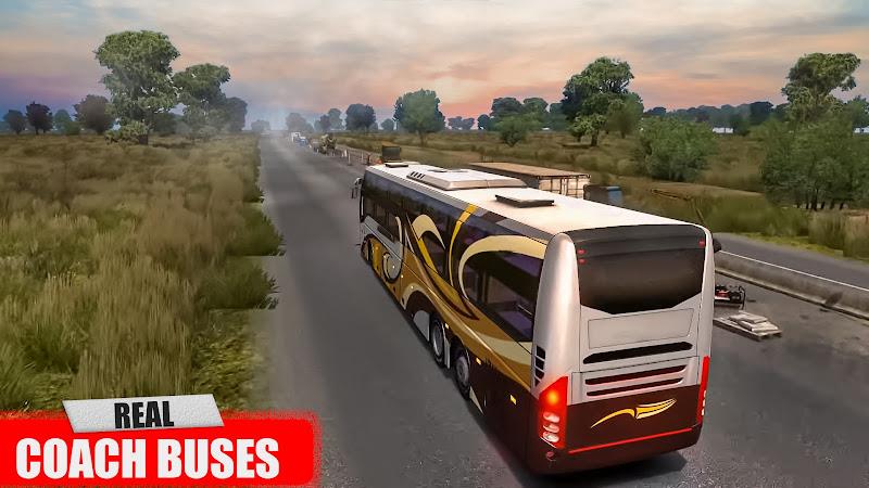 Euro Coach Bus Driving Games Capture d'écran 3