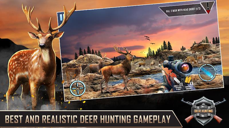 Deer Hunting Simulator Games Captura de pantalla 1