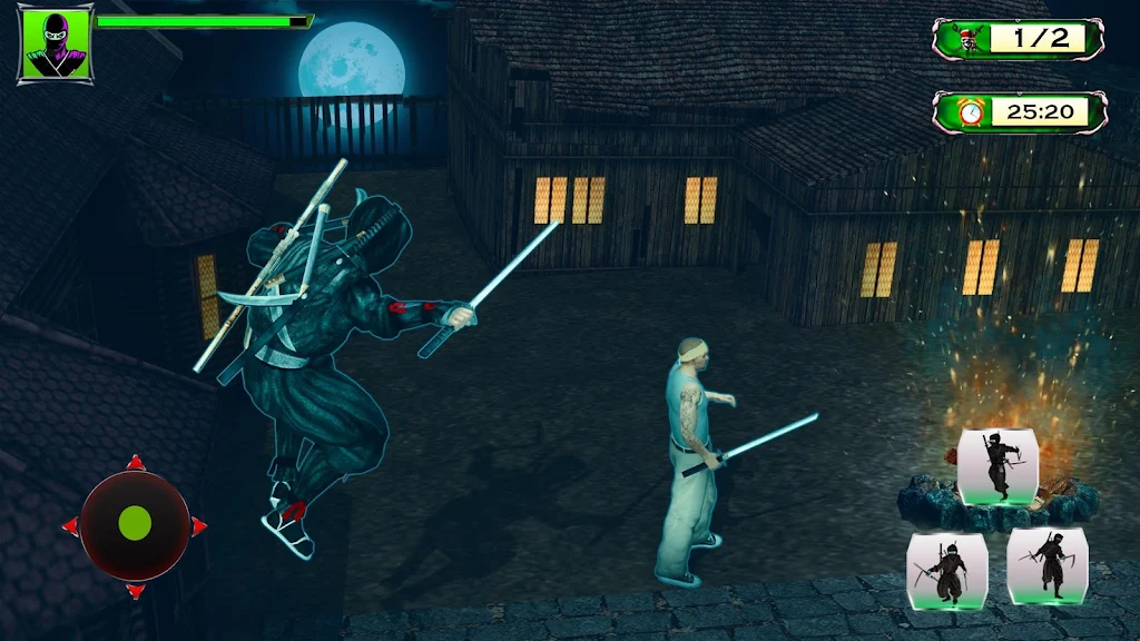 Ninja Hero Assassin Samurai Pirate Fight Shadow Captura de tela 1