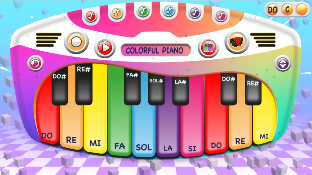 Colorful Piano Ekran Görüntüsü 1