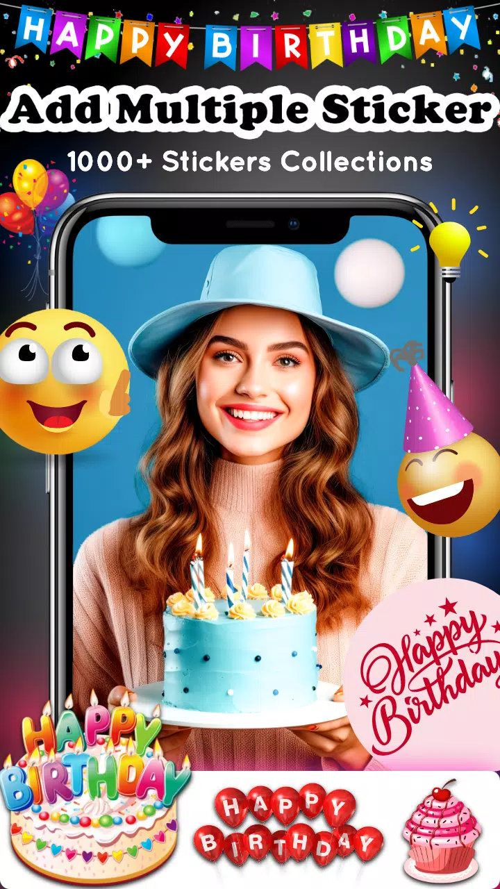 Birthday Video Maker Zrzut ekranu 4