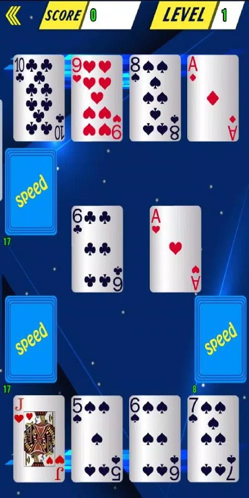 Speed Card Game ภาพหน้าจอ 3