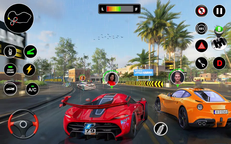 Racing in Highway Car 3D Games ภาพหน้าจอ 3