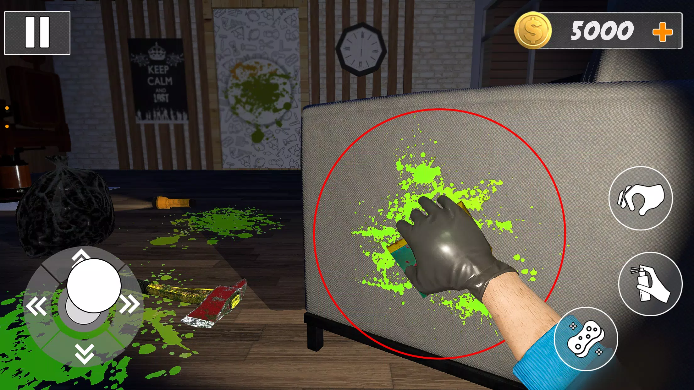 Murder Evidence Cleaner Games Captura de pantalla 3