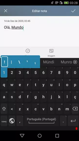 Portuguese for AnySoftKeyboard Screenshot 1