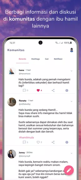 BukuBumil - Pregnancy Tracker 스크린샷 3