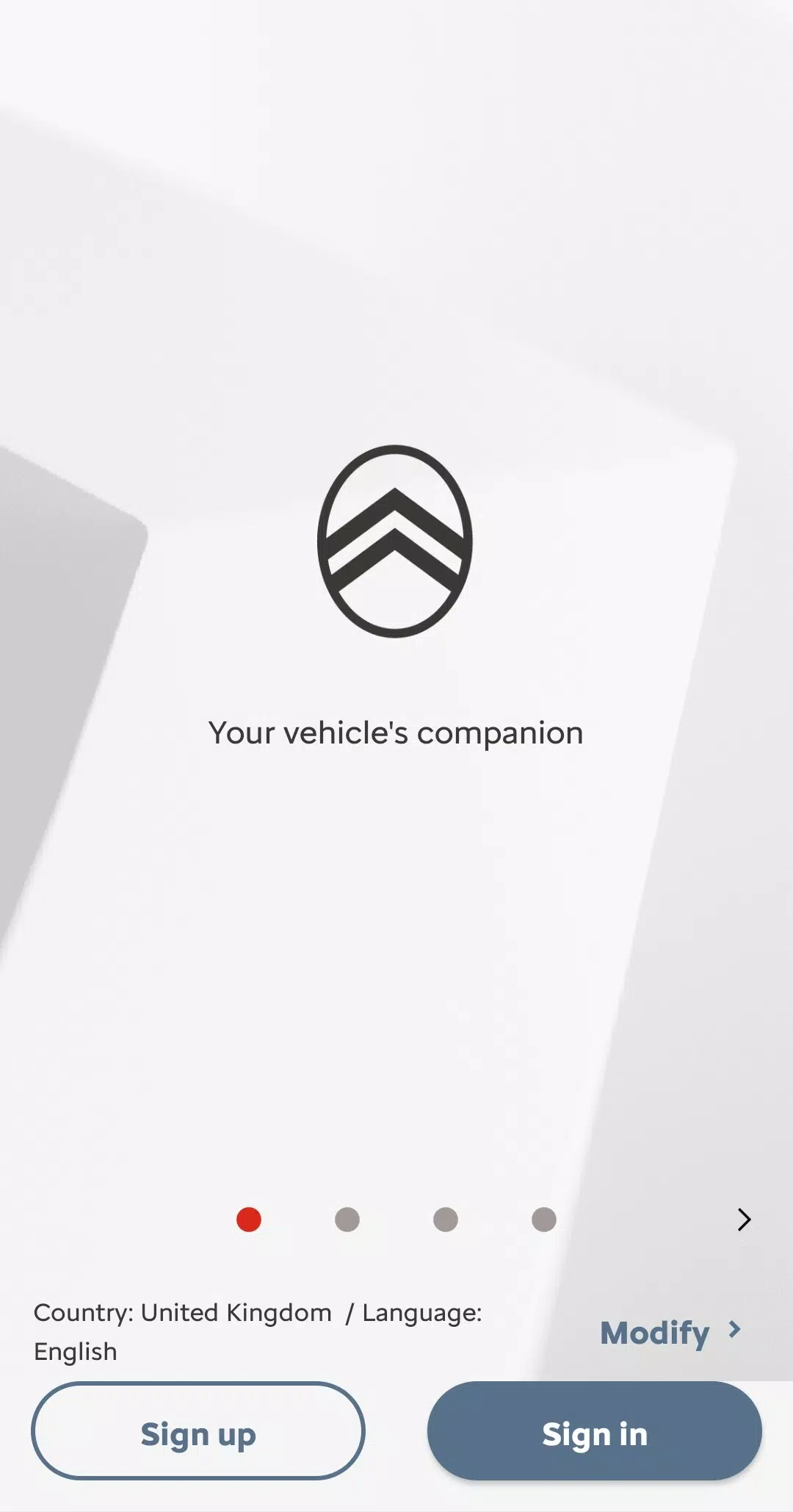 MyCitroën スクリーンショット 1