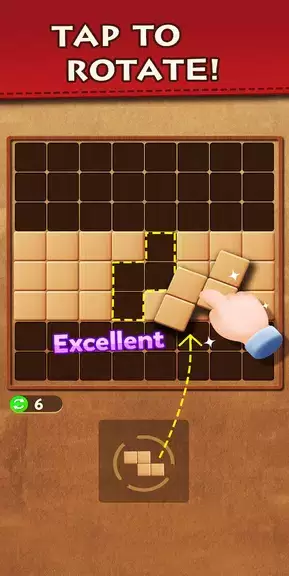 Wood Block Puzzle Classic Game スクリーンショット 1