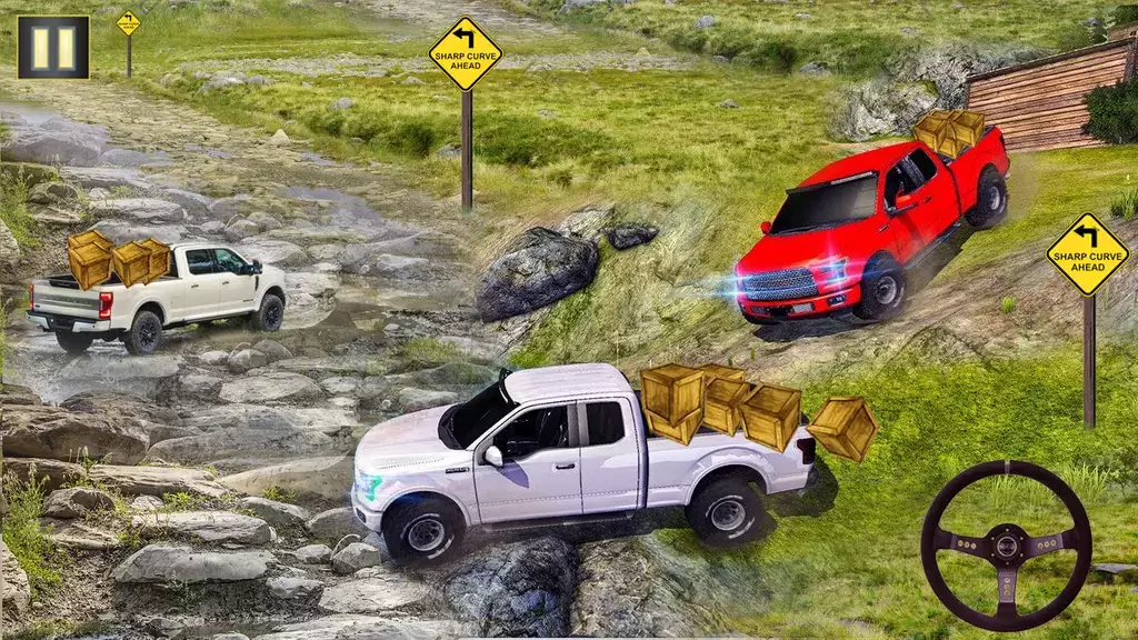 Pickup Truck Game: 4x4 Offroad स्क्रीनशॉट 3