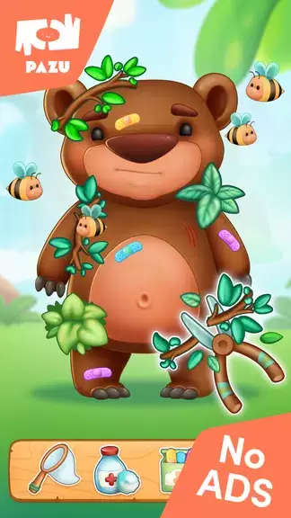 Jungle Animal Kids Care Games Capture d'écran 2