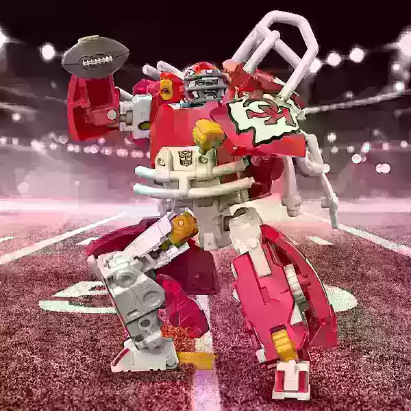 Green Bay Packers Transformers figure