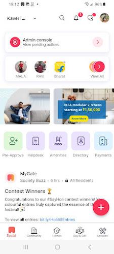 MyGate: Society Management App Ảnh chụp màn hình 1