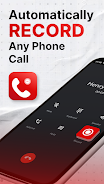 Auto Call recorder App Capture d'écran 1