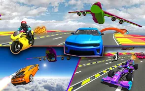 Rocket Car Racing Stunts ภาพหน้าจอ 1