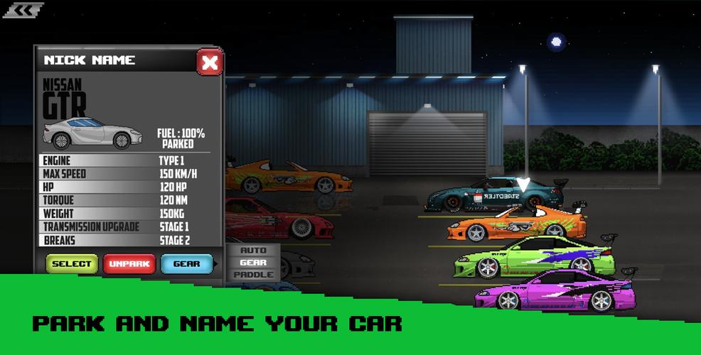 Pixel Car: Reckless Racer Screenshot 4