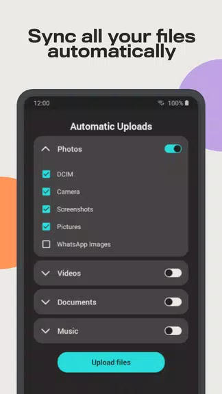 Schermata Degoo: 20 GB Cloud Storage 3