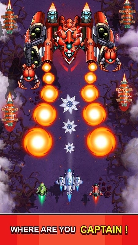 Space X: Sky Strike Force Tangkapan skrin 1