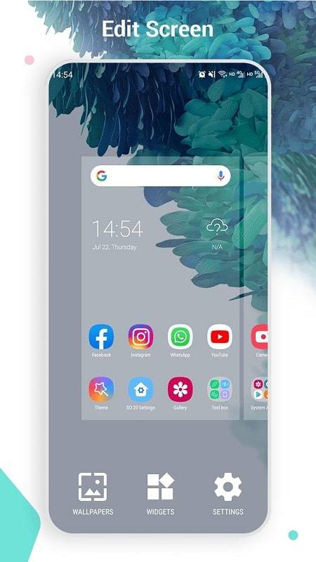 SO S20 Launcher for Galaxy S Ảnh chụp màn hình 2