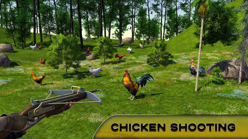 Chicken Hunting Challenge Game Tangkapan skrin 2