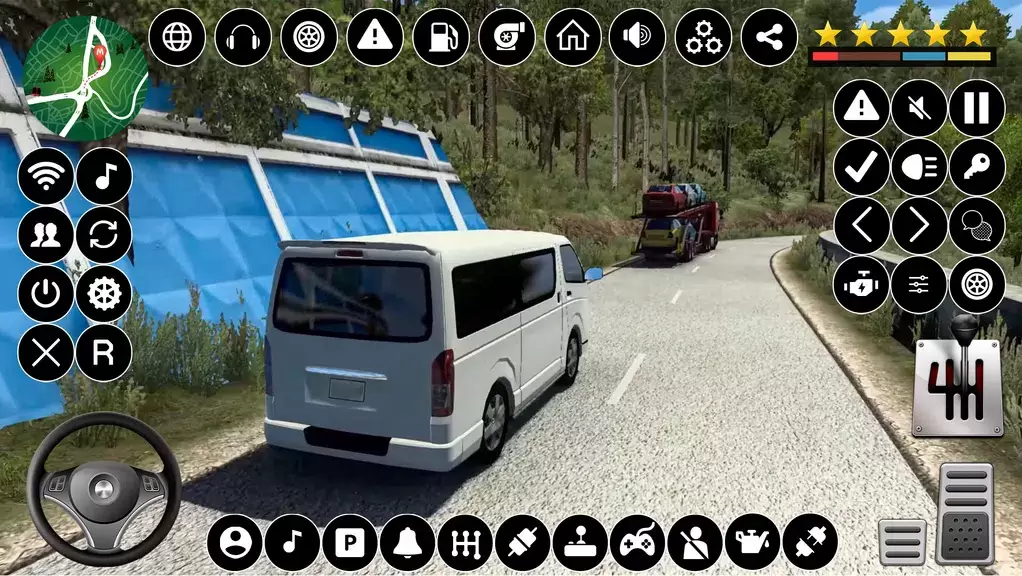 Van Simulator Dubai Car Games ภาพหน้าจอ 2