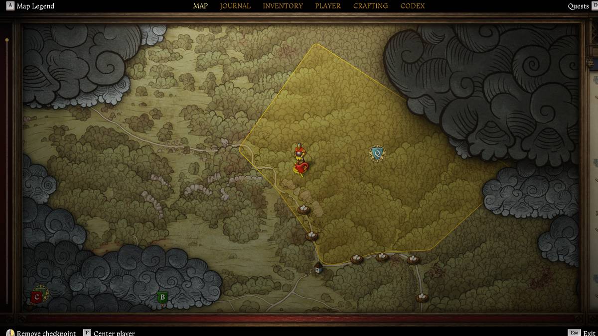 Vị trí trại 5 tại Kingdom Come Deliveryance 2 Bird of Prey Quest